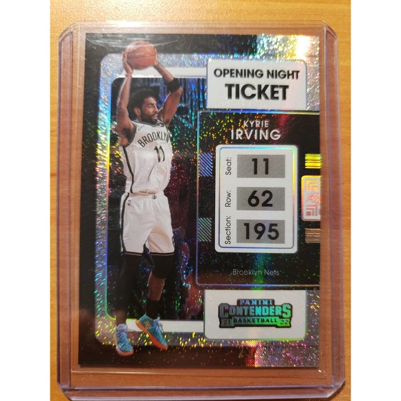 2021-2022 Panini Contenders Opening Night Ticket #74 Kyrie Irving Serial #23/25 - Picture 1 of 3